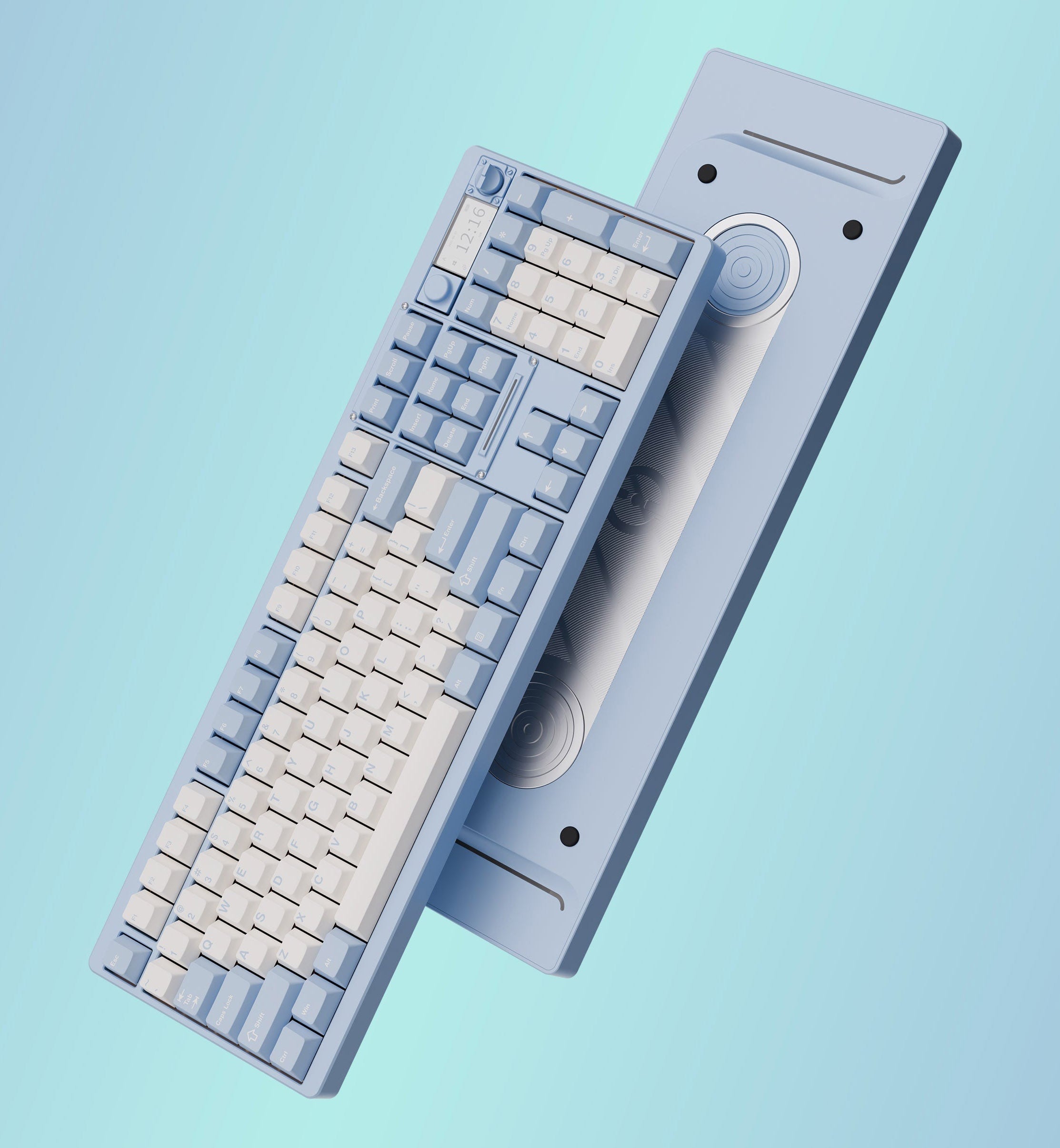 Chilkey ND104 CNC Aluminum Hotswap Wireless RGB Keyboard