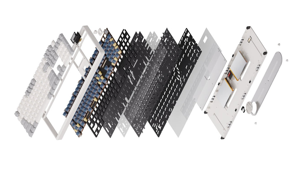 Chilkey ND104 CNC Aluminum Hotswap Wireless RGB Keyboard