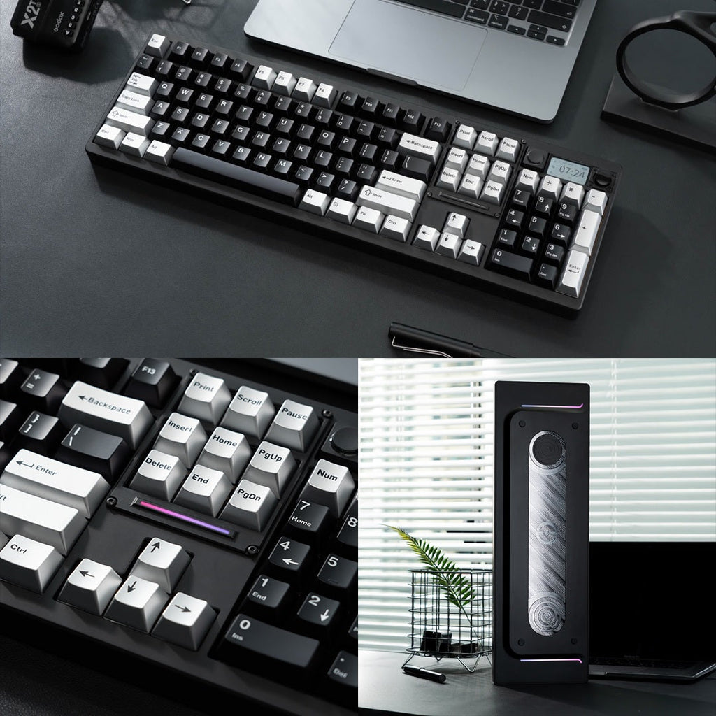 Chilkey ND104 CNC Aluminum Hotswap Wireless RGB Keyboard