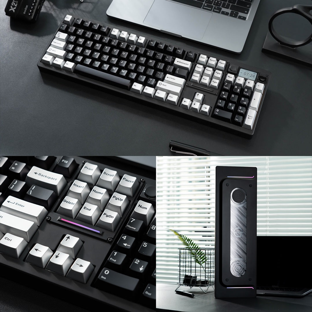 Chilkey ND104 CNC Aluminum Hotswap Wireless RGB Keyboard