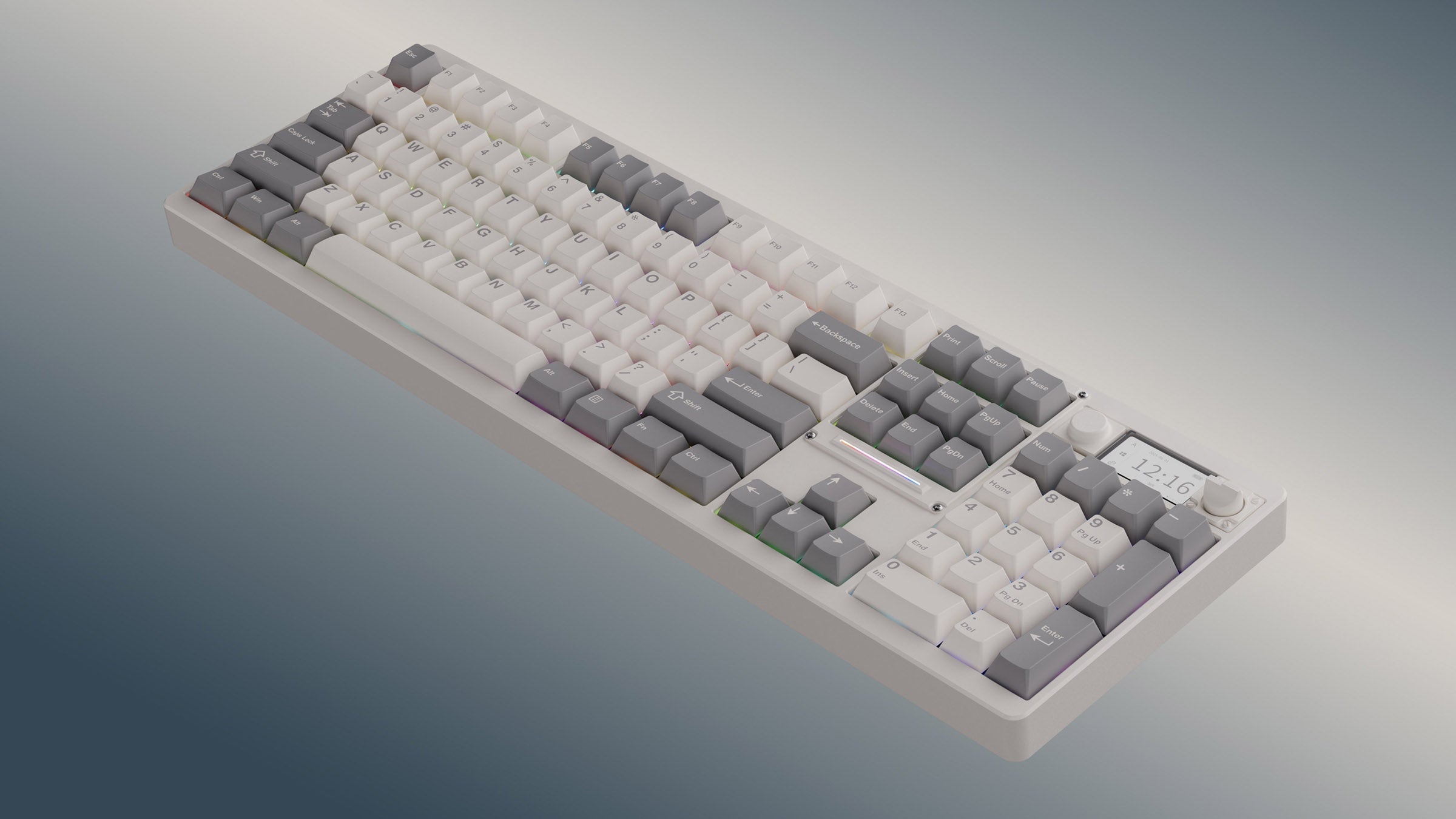 Chilkey ND104 CNC Aluminum Hotswap Wireless RGB Keyboard