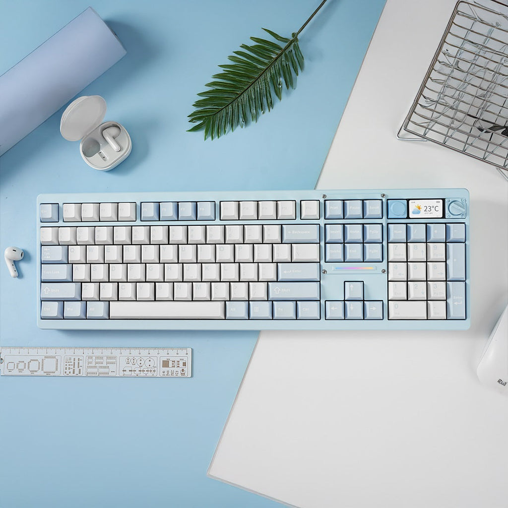 Chilkey ND104 CNC Aluminum Hotswap Wireless RGB Keyboard