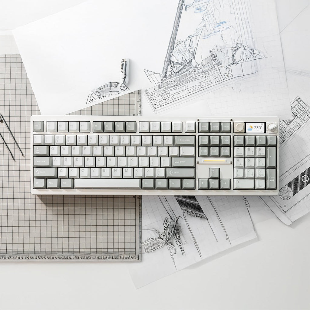 Chilkey ND104 CNC Aluminum Hotswap Wireless RGB Keyboard