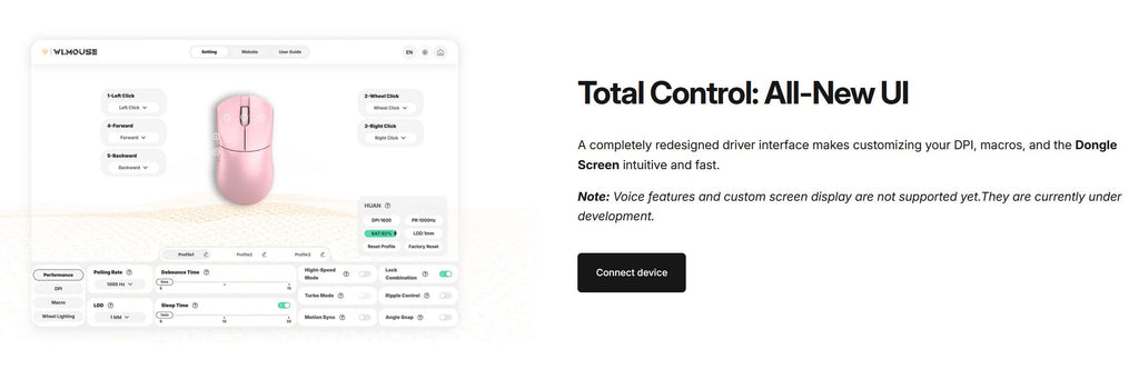 MK x WLMOUSE Huan Wireless 8K Mouse