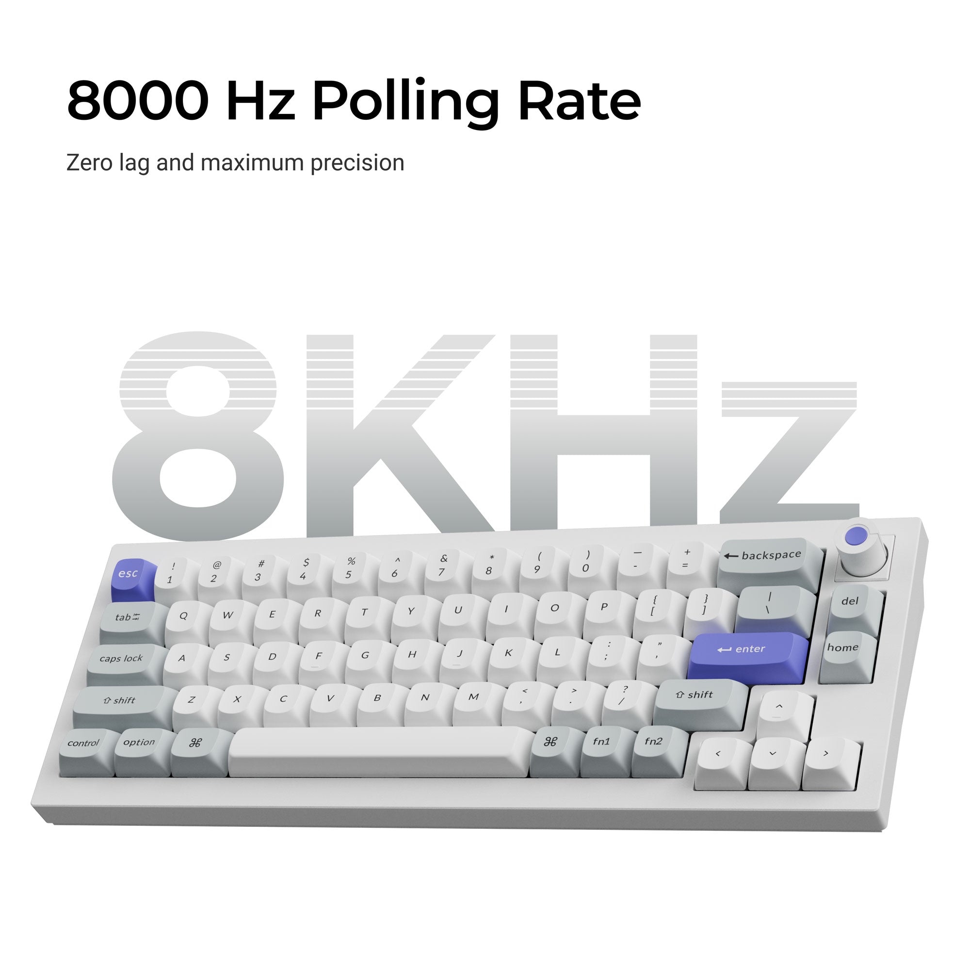 Keychron Q2 HE 8K Aluminum 65% Hotswap RGB Keyboard