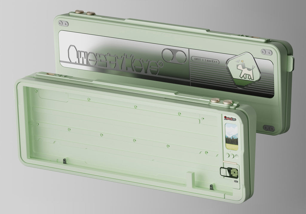 Qwertykeys QK65 Mk3 CNC Aluminum Barebones DIY Keyboard Kit