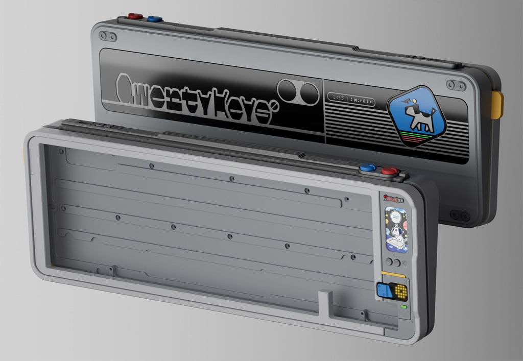 Qwertykeys QK65 Mk3 CNC Aluminum Barebones DIY Keyboard Kit