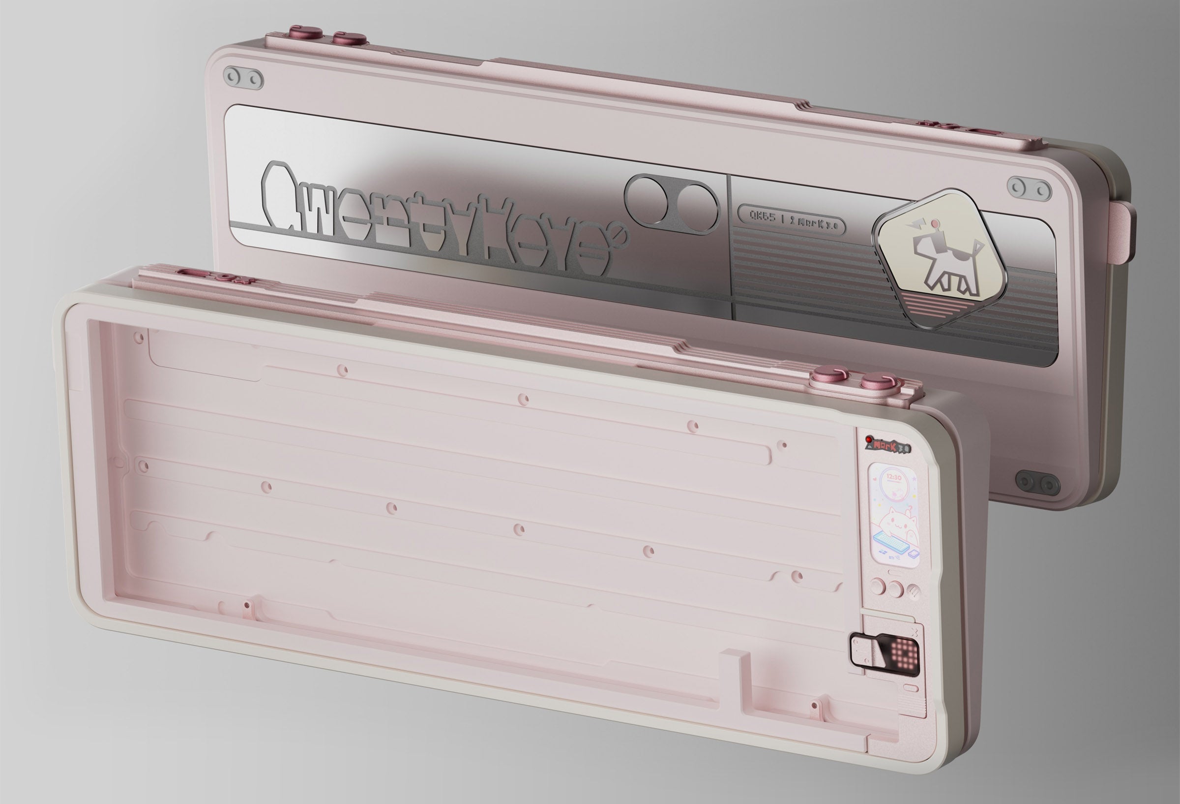 Qwertykeys QK65 Mk3 CNC Aluminum Barebones DIY Keyboard Kit