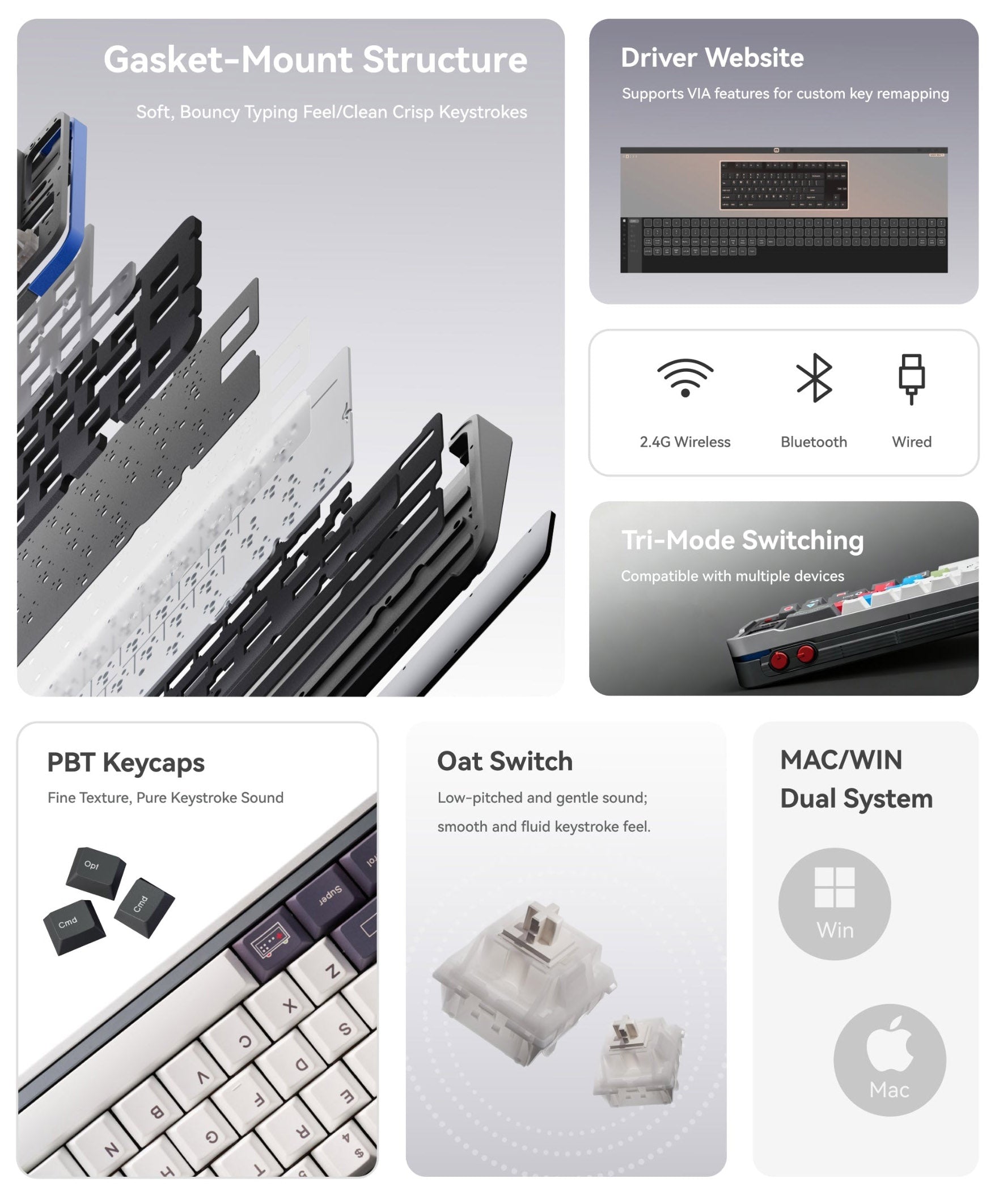 Qwertykeys QK65 Mk3 CNC Prebuilt Aluminum Keyboard