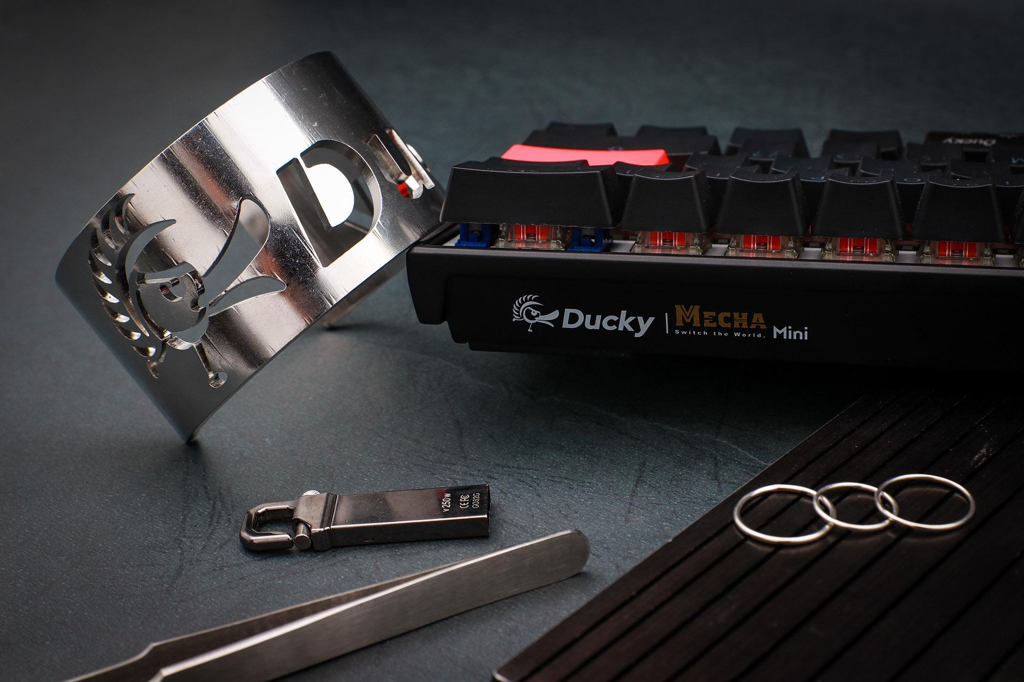 Ducky Mecha Mini v2 RGB LED 60% Double Shot PBT Mechanical Keyboard