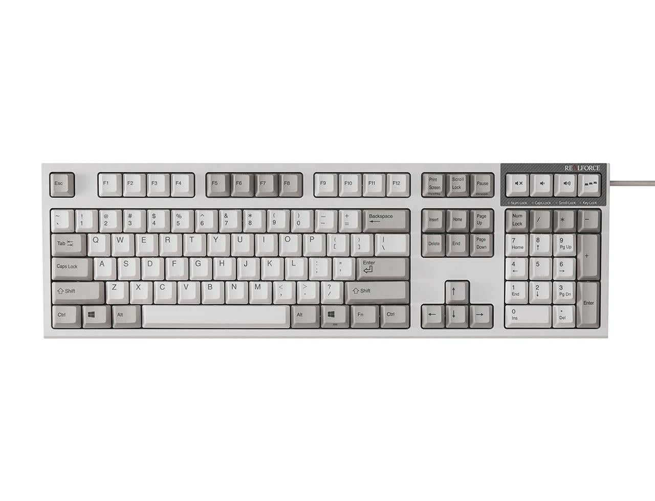 Topre Realforce R2 Limited Edition Ivory Dye Sub PBT Mechanical Keyboard