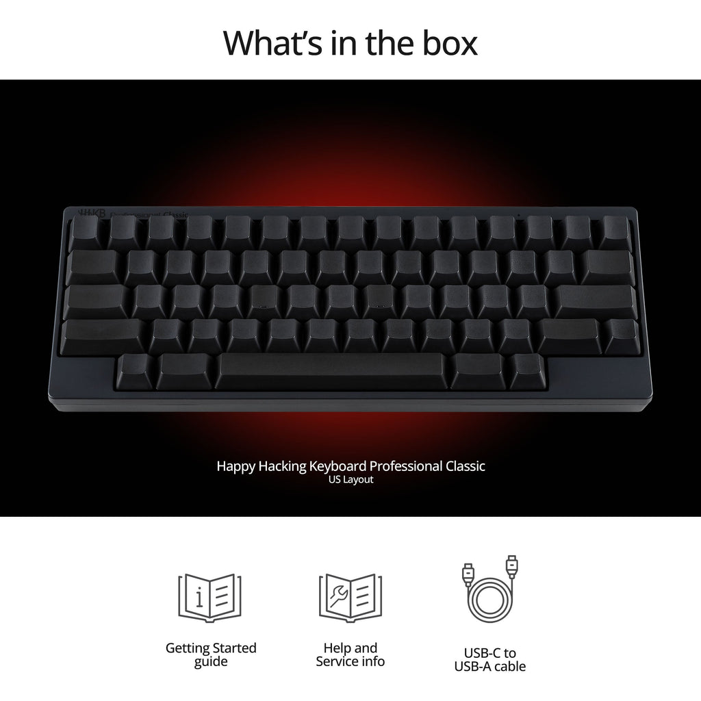 HHKB Classic Topre 45g 60% PBT Mechanical Keyboard