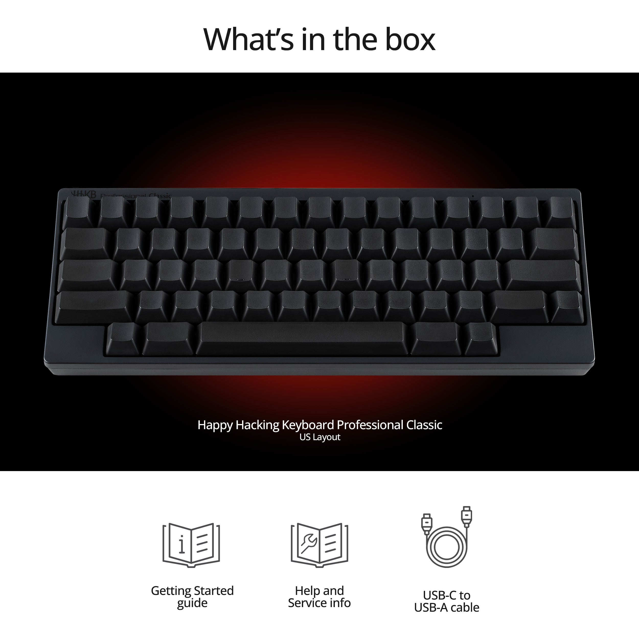 HHKB Classic Topre 45g 60% PBT Mechanical Keyboard