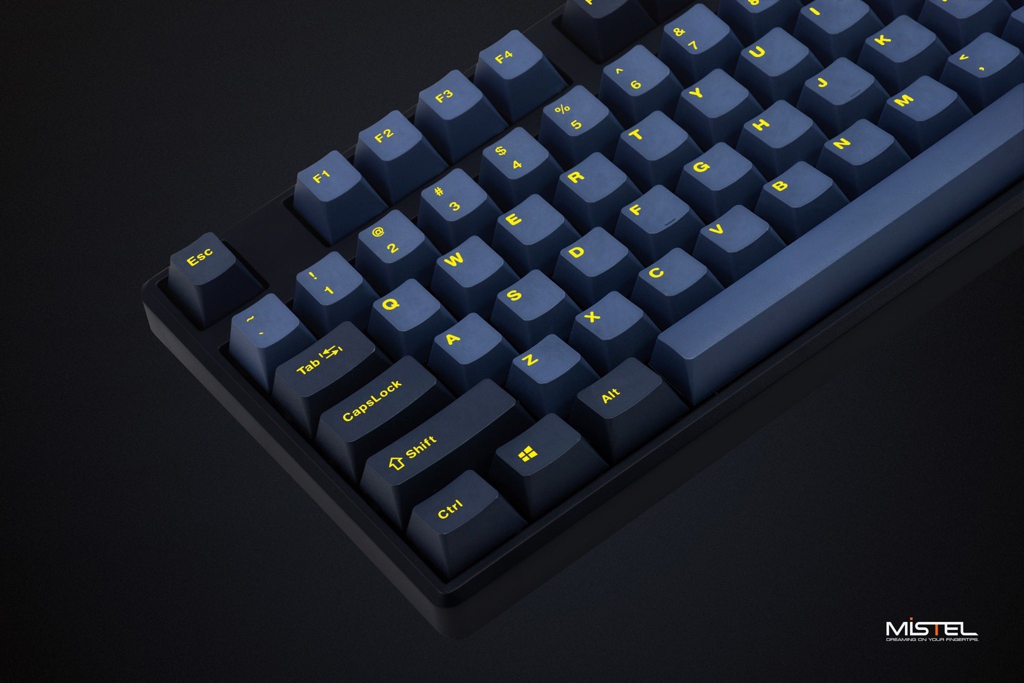 Mistel X8 Glaze Blue Double Shot PBT Mechanical Keyboard