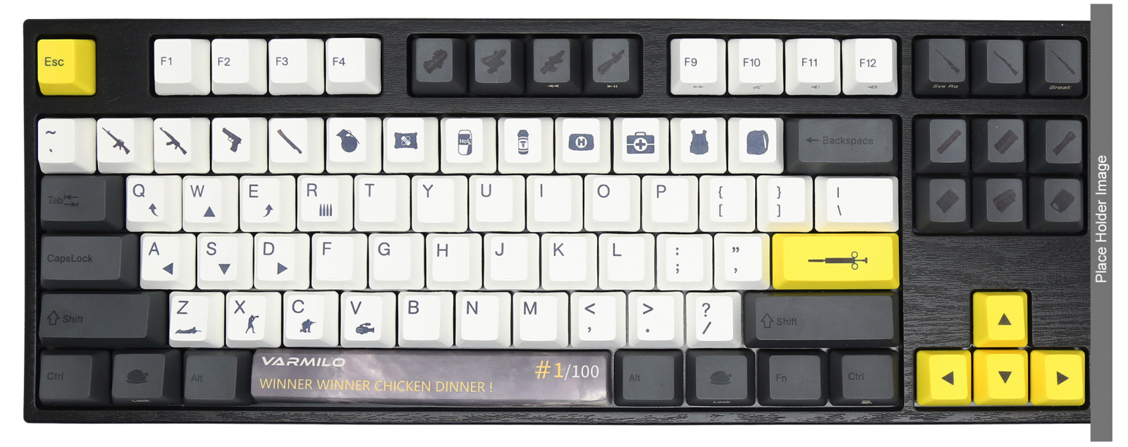 Varmilo VA87M Chicken Dinner TKL Dye Sub PBT Mechanical Keyboard
