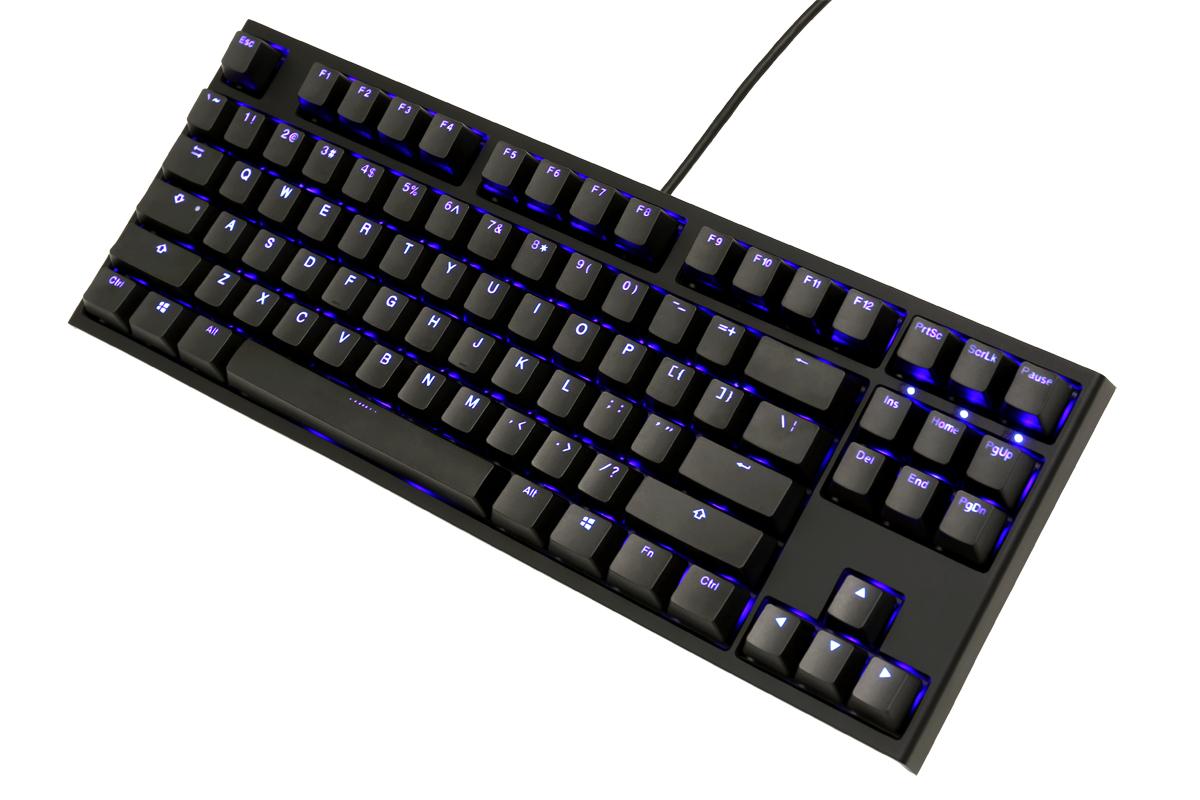 Ducky One 2 TKL Blue LED Double Shot PBT Mechanical Keyboard