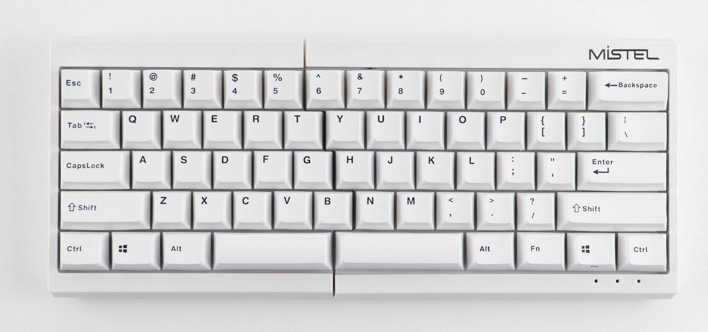 Mistel Barocco White 60% RGB Double Shot PBT Mechanical Keyboard