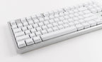 Mistel Sleeker Silver White LED TKL Dye Sub PBT Aluminum Mechanical Keyboard