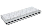 Vortex POK3R Silver LE Black Border RGB LED 60% Double Shot PBT Mechanical Keyboard