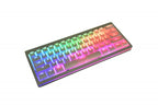 Vortex POK3R Silver LE Frosted White Border RGB LED 60% Double Shot PBT Mechanical Keyboard