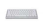 Vortex POK3R Silver LE Frosted White Border RGB LED 60% Double Shot PBT Mechanical Keyboard
