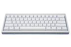 Vortex POK3R Silver LE Blue Border RGB LED 60% Double Shot PBT Mechanical Keyboard