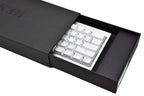 Vortex POK3R Silver LE Blue Border RGB LED 60% Double Shot PBT Mechanical Keyboard