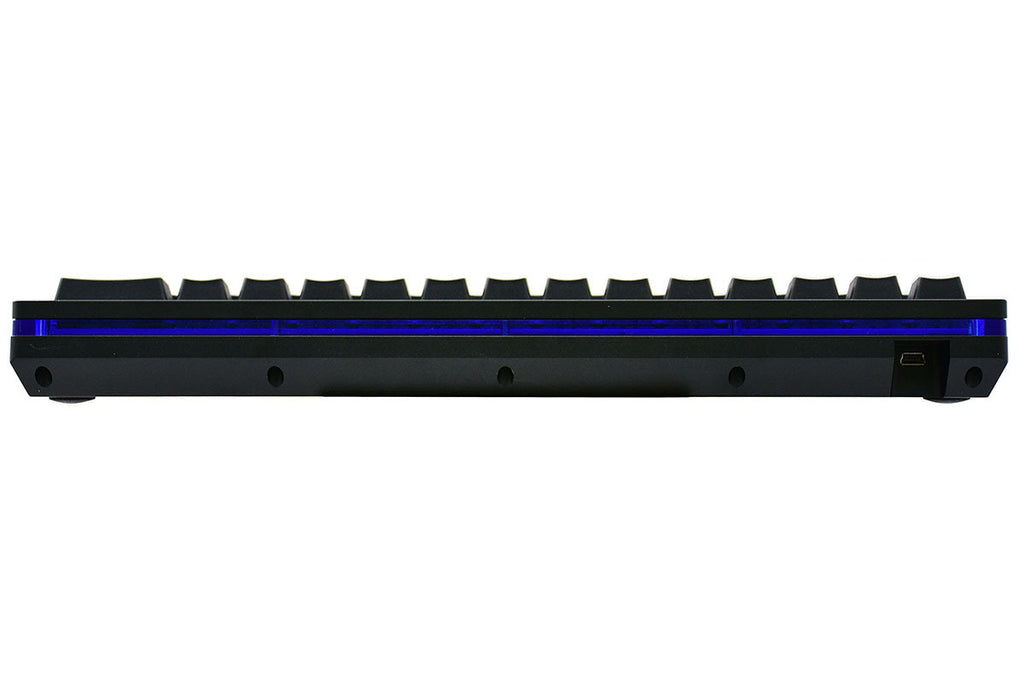 Vortex POK3R Black LE Blue Border RGB LED 60% Double Shot PBT Mechanical Keyboard