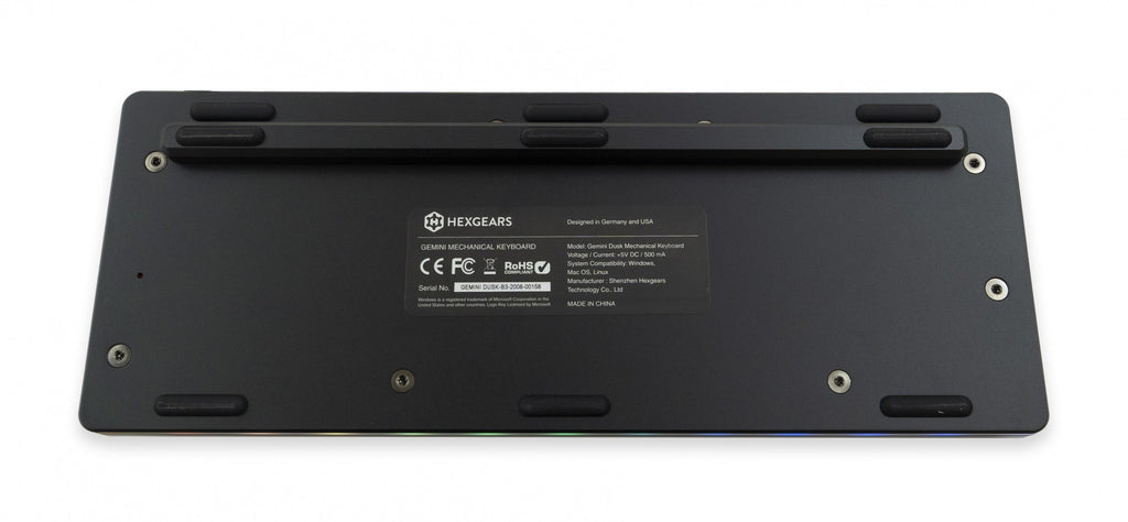 Hexgears Gemini Dusk Aluminum TKL Hotswap RGB Double Shot PBT Mechanical Keyboard