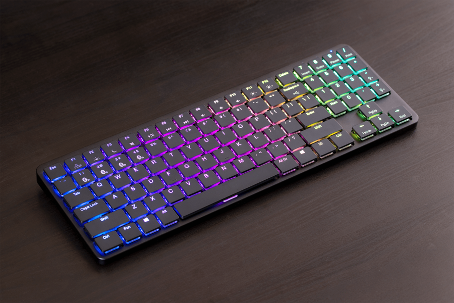 Hexgears X-1 Aluminum TKL Bluetooth RGB Low Profile Mechanical Keyboard