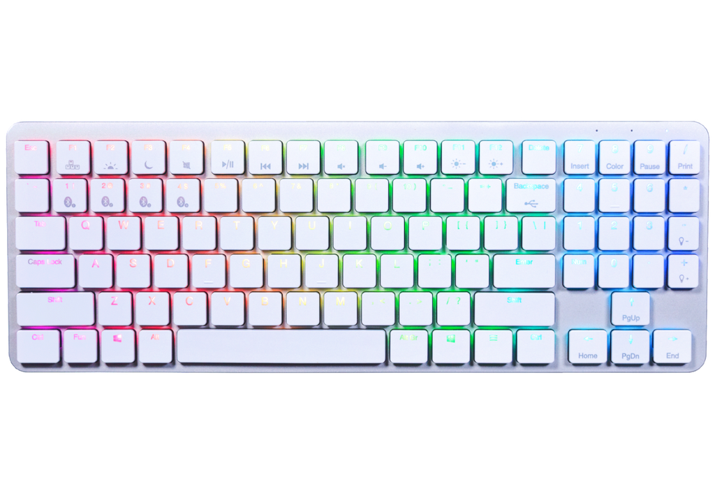 Hexgears X-1 Aluminum TKL Bluetooth RGB Low Profile Mechanical Keyboard