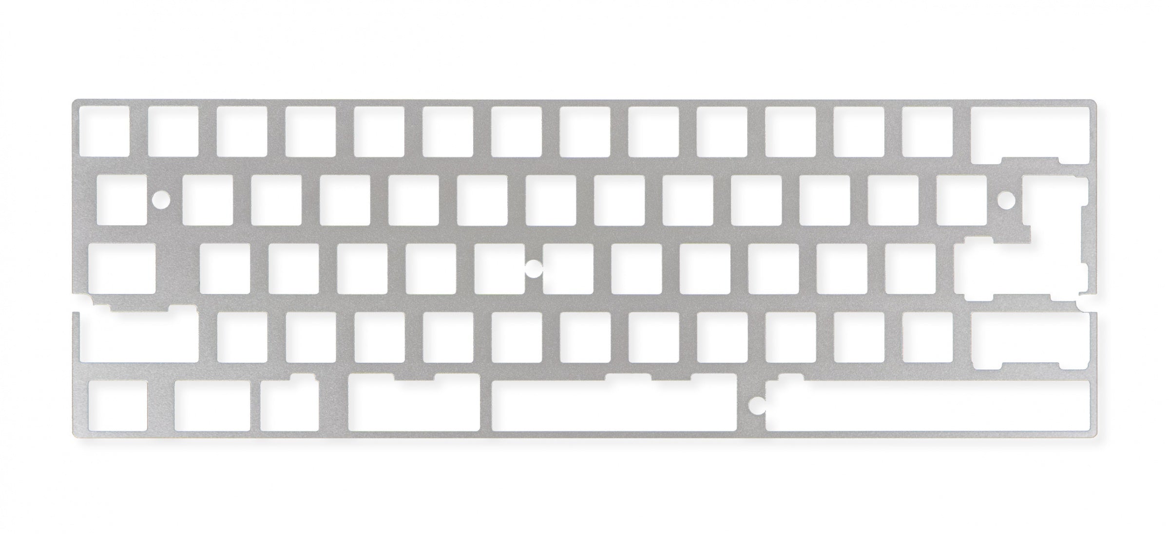 KBDFans DZ60 ANSI CNC Aluminum Plate- 2u Left Shift