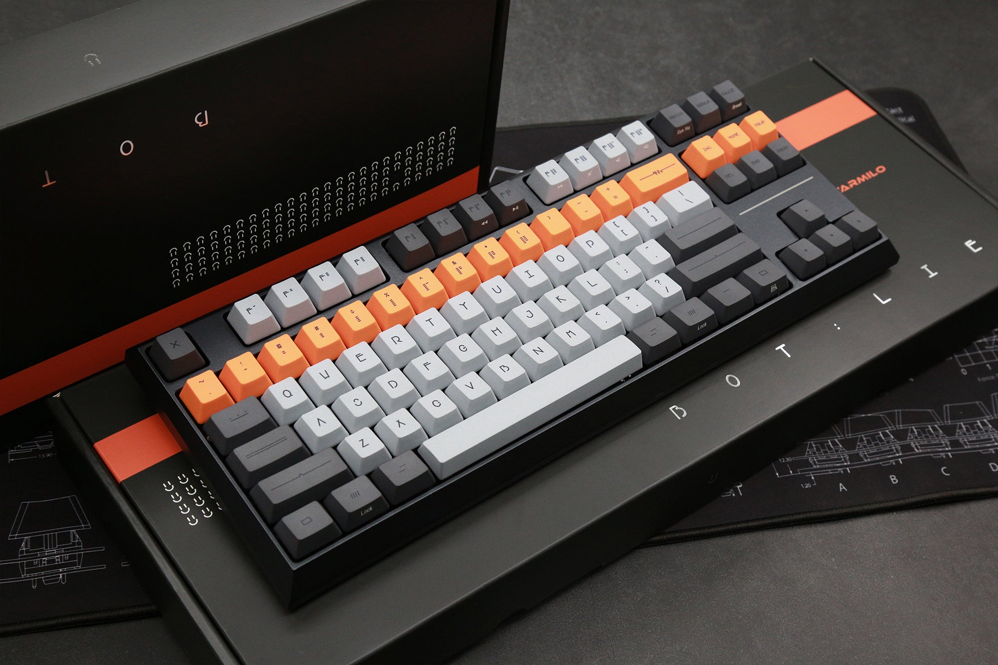Varmilo Cliff Bot Lie TKL Triple Mode Bluetooth / Wireless Mechanical Keyboard
