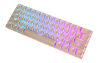 KBParadise V60 The 2 White RGB LED 60% Double Shot PBT Hotswap Mechanical Keyboard