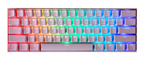 KBParadise V60 The 2 White RGB LED 60% Double Shot PBT Hotswap Mechanical Keyboard