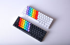 KBParadise V60 The 2 White RGB LED 60% Double Shot PBT Hotswap Mechanical Keyboard