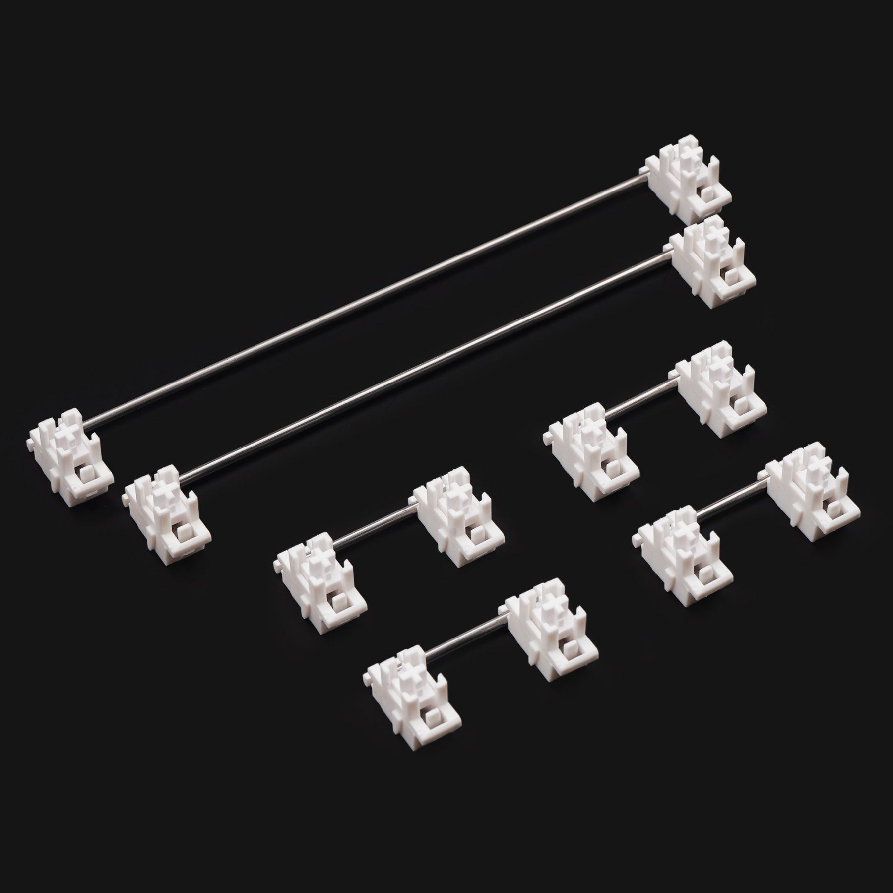 Gateron Pre-lubed Plate Mount Stabilizers White
