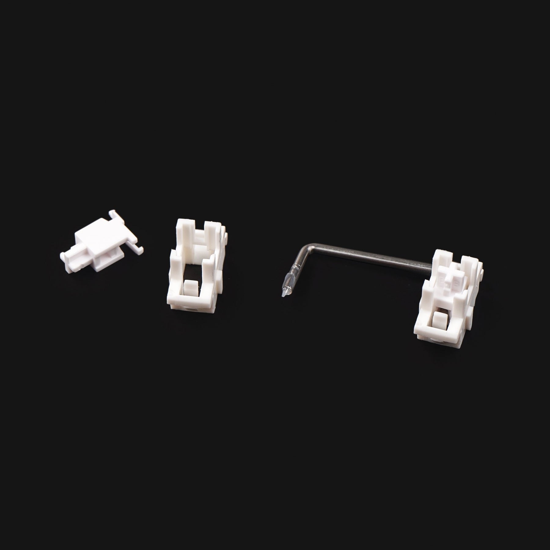 Gateron Pre-lubed Plate Mount Stabilizers White