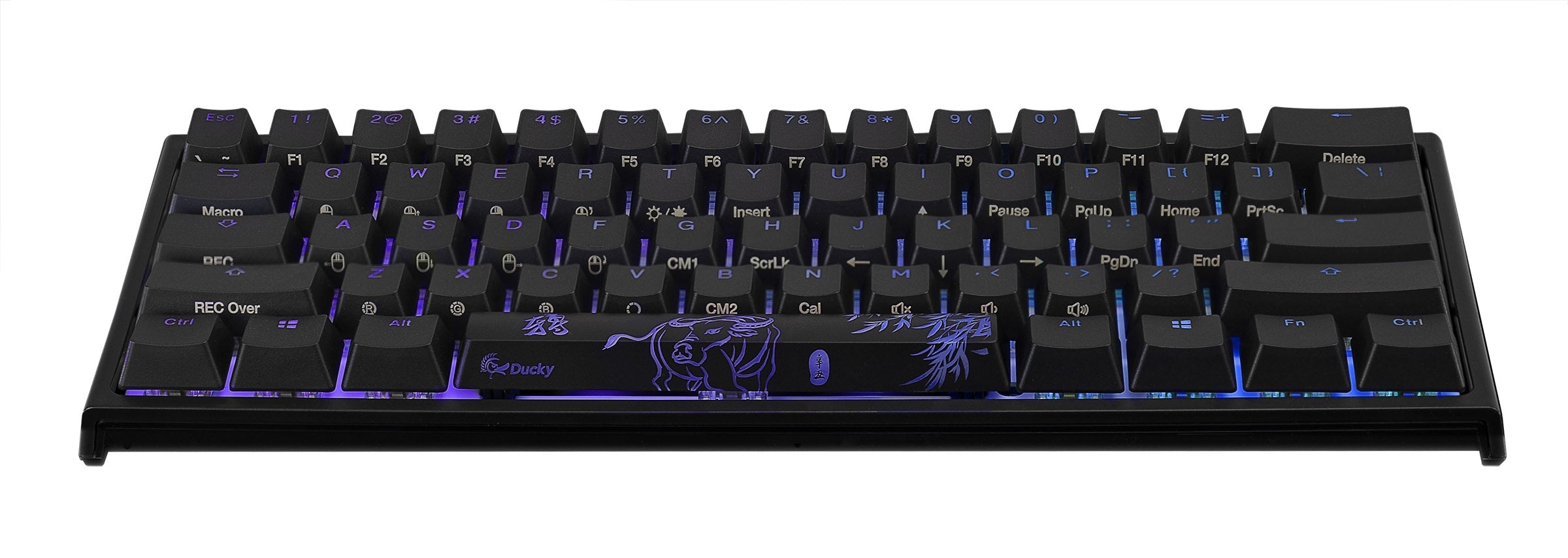 Ducky x MK Blackout One 2 Mini RGB LED 60% Double Shot PBT Limited Mechanical Keyboard