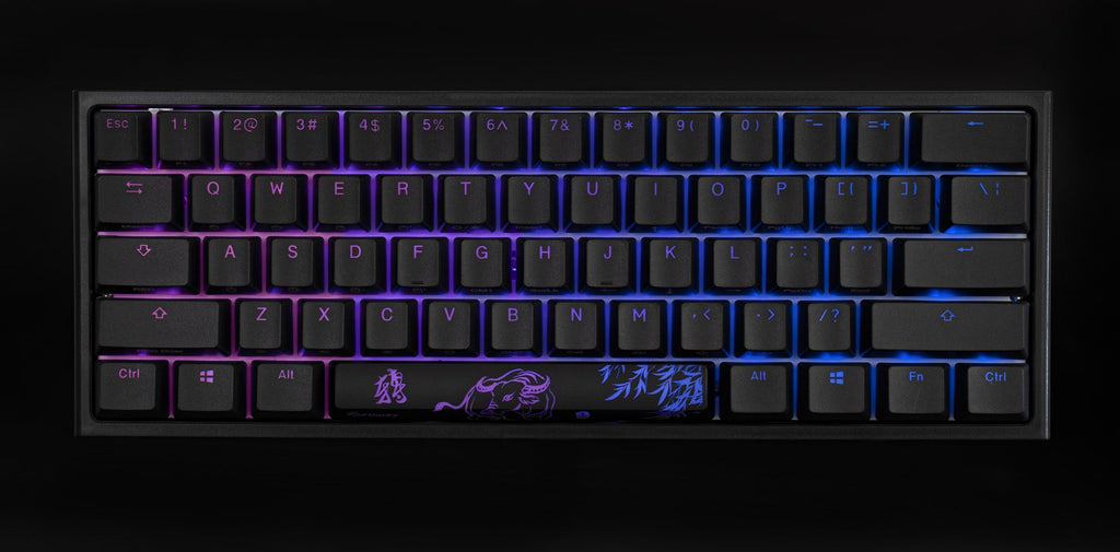 Ducky x MK Blackout One 2 Mini RGB LED 60% Double Shot PBT Limited Mechanical Keyboard
