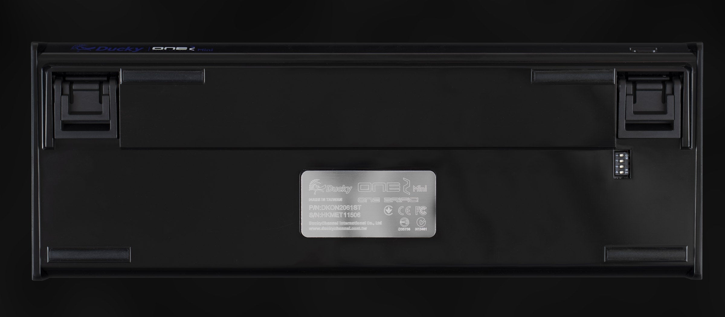 Ducky x MK Blackout One 2 Mini RGB LED 60% Double Shot PBT Limited Mechanical Keyboard