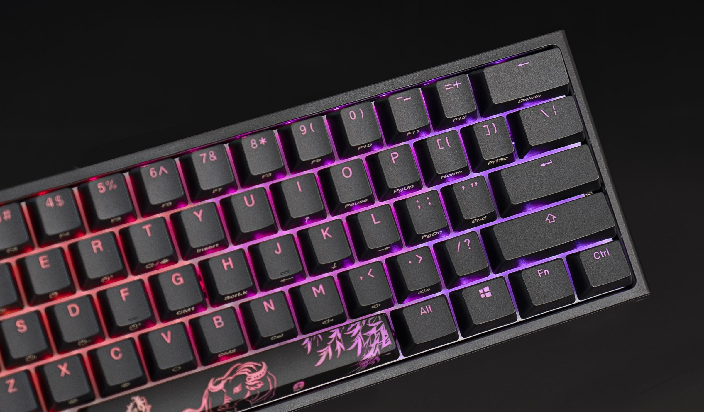 Ducky x MK Blackout One 2 Mini RGB LED 60% Double Shot PBT Limited Mechanical Keyboard
