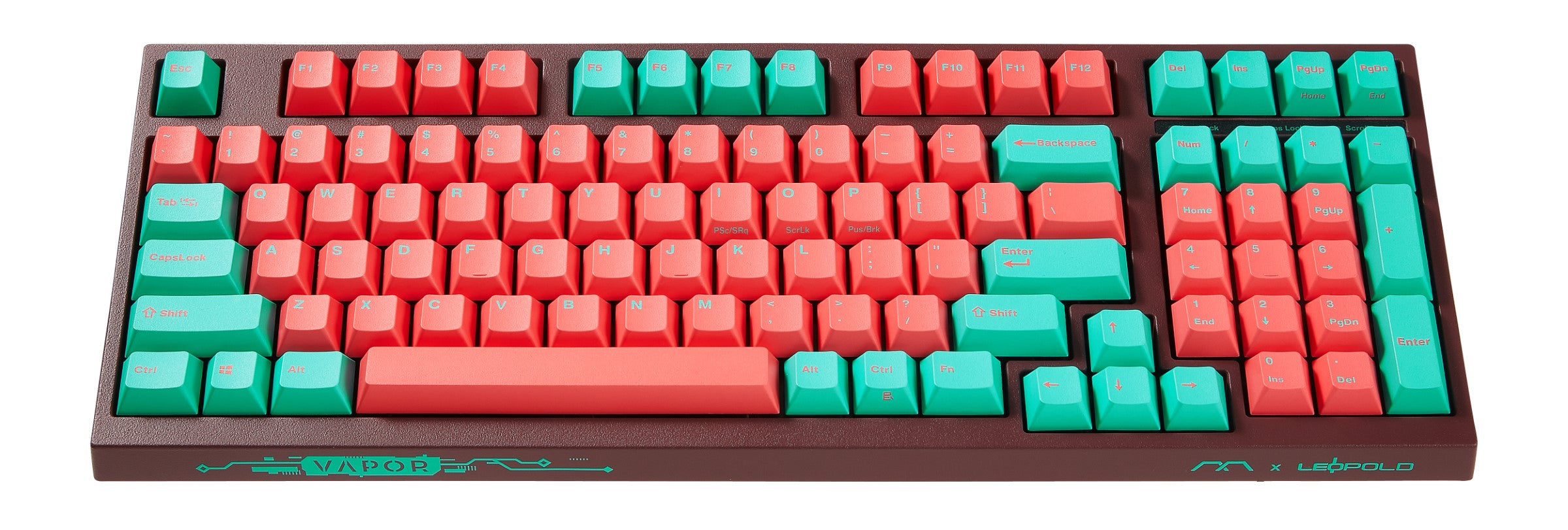 Leopold x MK FC980M Vapor Double Shot PBT Mechanical Keyboard