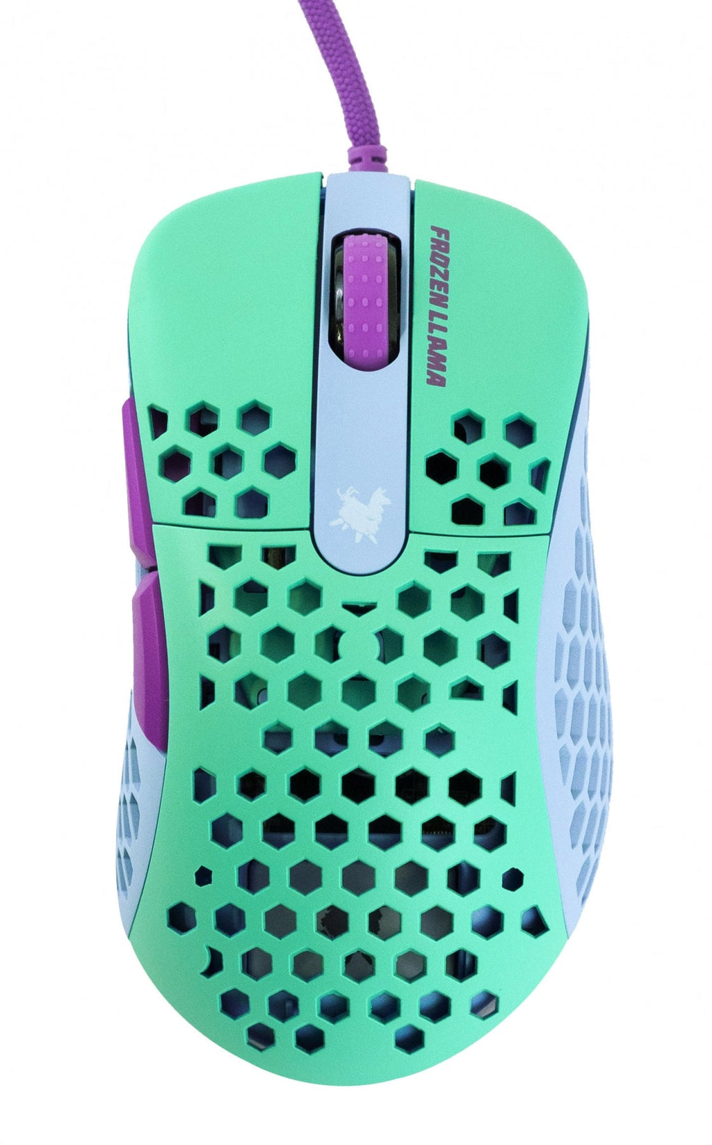 MK Frozen Llama Mouse 67g Lightweight Gaming 3389 Pixart RGB GM 8.0