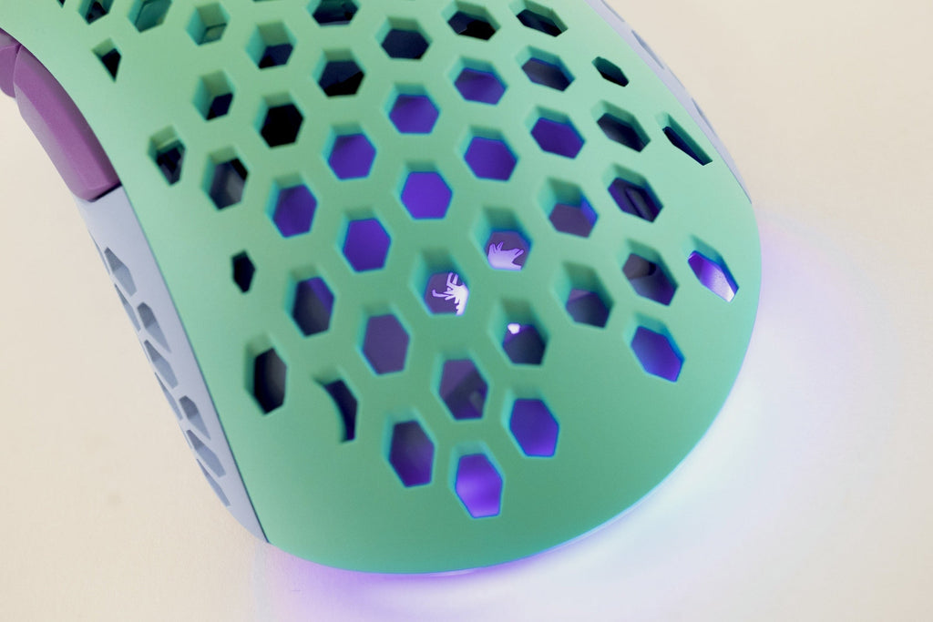 MK Frozen Llama Mouse 67g Lightweight Gaming 3389 Pixart RGB GM 8.0