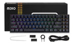 Meko Push 65% Hotswap Bluetooth RGB Double Shot ABS Mechanical Keyboard