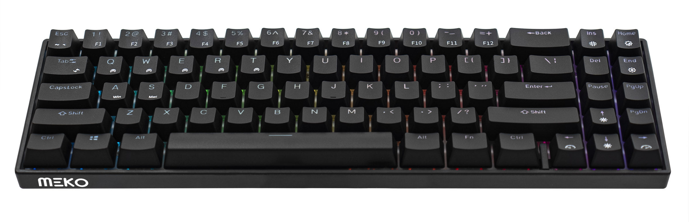 Meko Push 65% Hotswap Bluetooth RGB Double Shot ABS Mechanical Keyboard