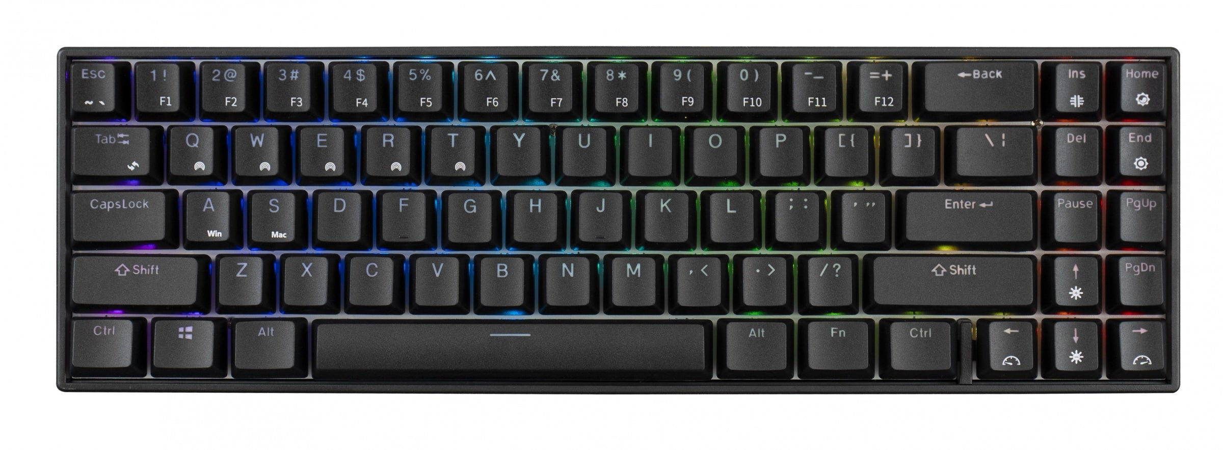 Meko Push 65% Hotswap Bluetooth RGB Double Shot ABS Mechanical Keyboard