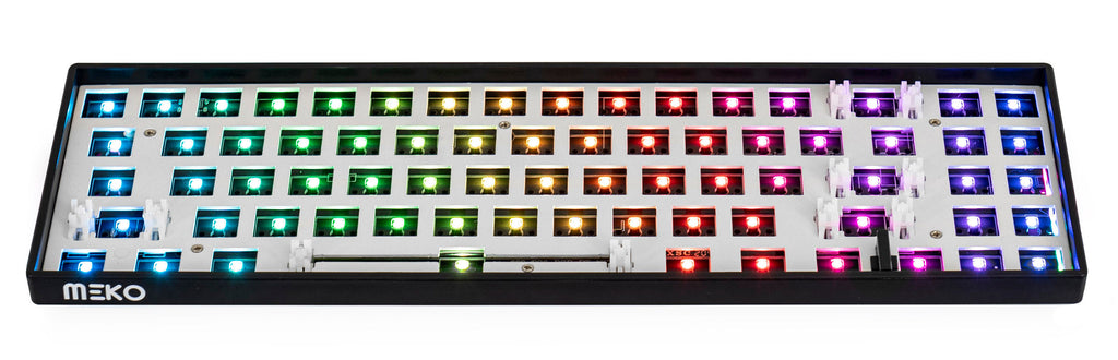Meko Push 65% Hotswap Bluetooth RGB Double Shot ABS Mechanical Keyboard