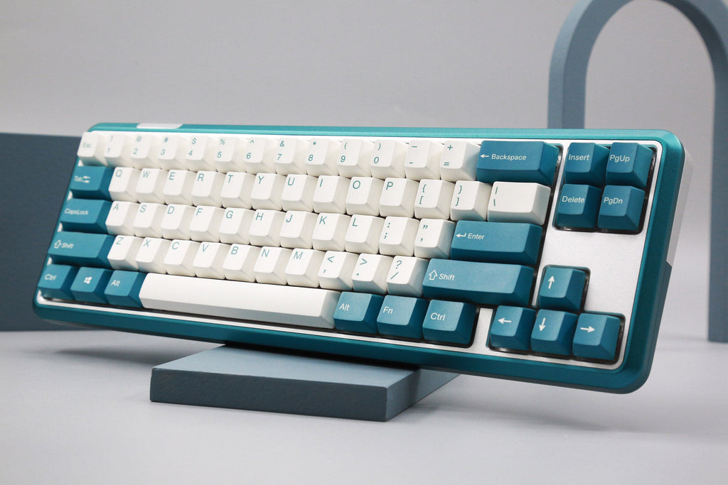 Varmilo Sword 2-68 Twilight Green White LED 65% Dye Sub PBT Aluminum EC Mechanical Keyboard